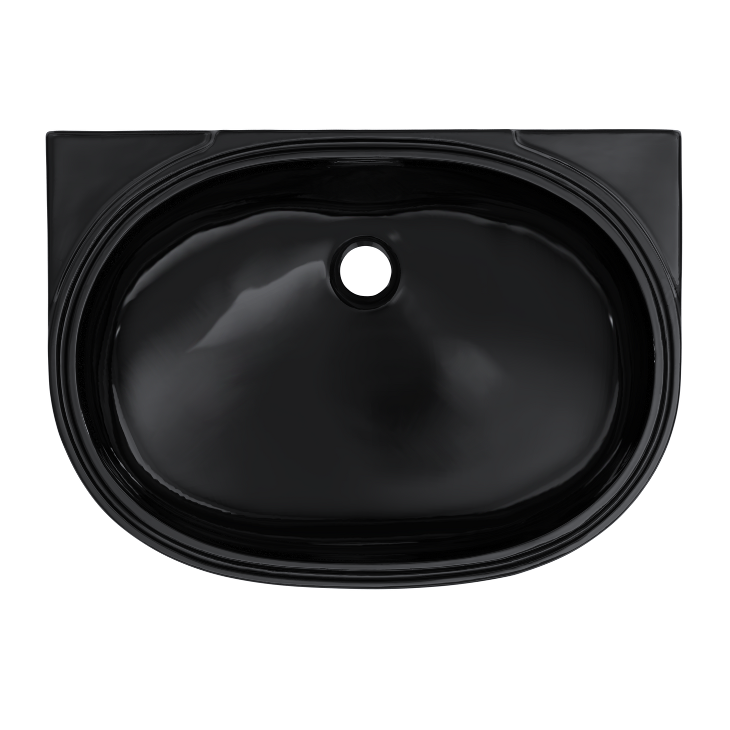 TOTO LT546#51 19-11/16" X 13-3/4" Oval Undermount Bathroom Sink - Ebony