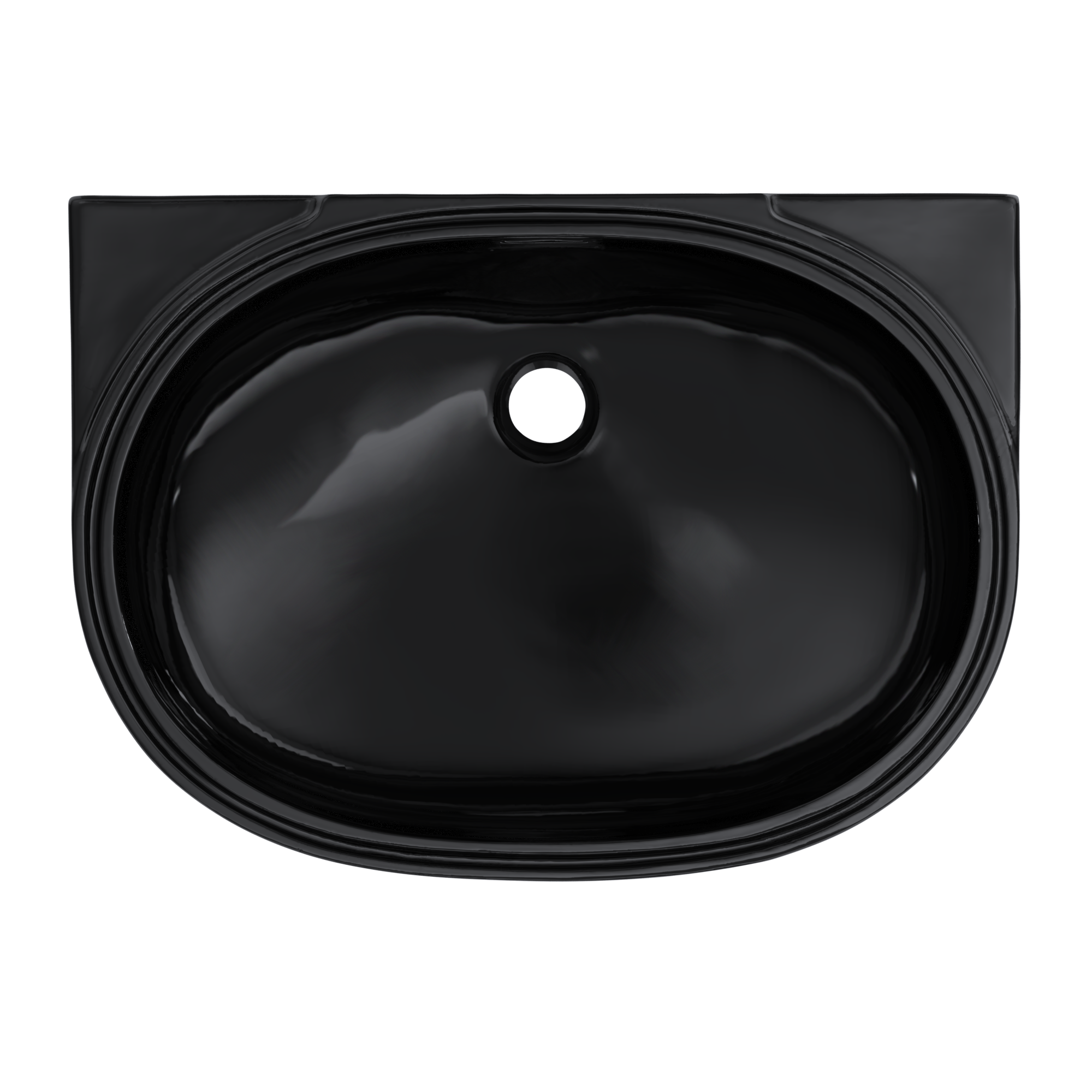 TOTO LT546#51 19-11/16" X 13-3/4" Oval Undermount Bathroom Sink - Ebony