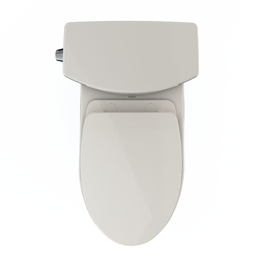 TOTO MS474124CUFG#12 Vespin Ii 1G Two-Piece Elongated 1.0 Gpf Universal Height Toilet With Cefiontect And Ss124 Softclose Seat - Sedona Beige