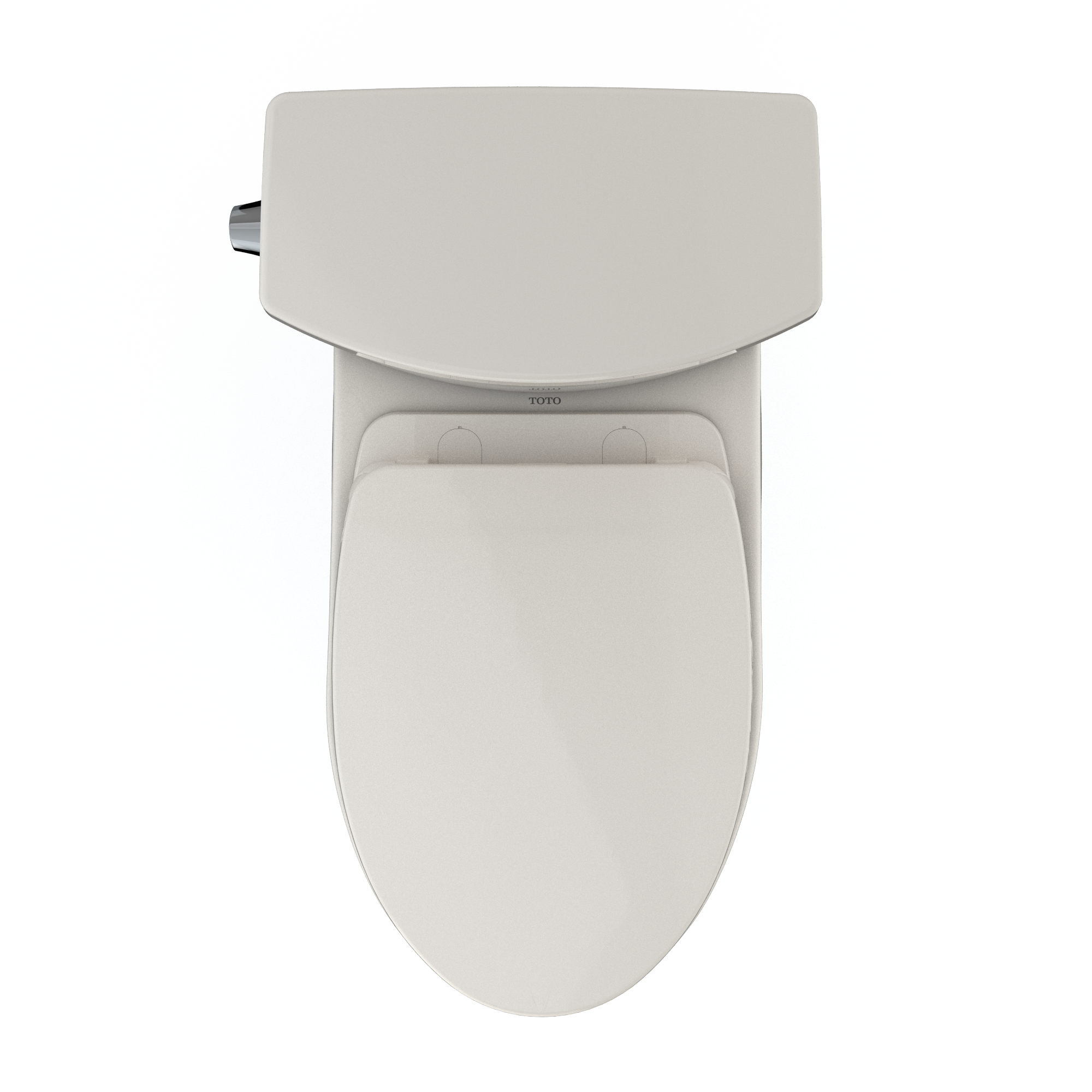 TOTO MS474124CUFG#12 Vespin Ii 1G Two-Piece Elongated 1.0 Gpf Universal Height Toilet With Cefiontect And Ss124 Softclose Seat - Sedona Beige
