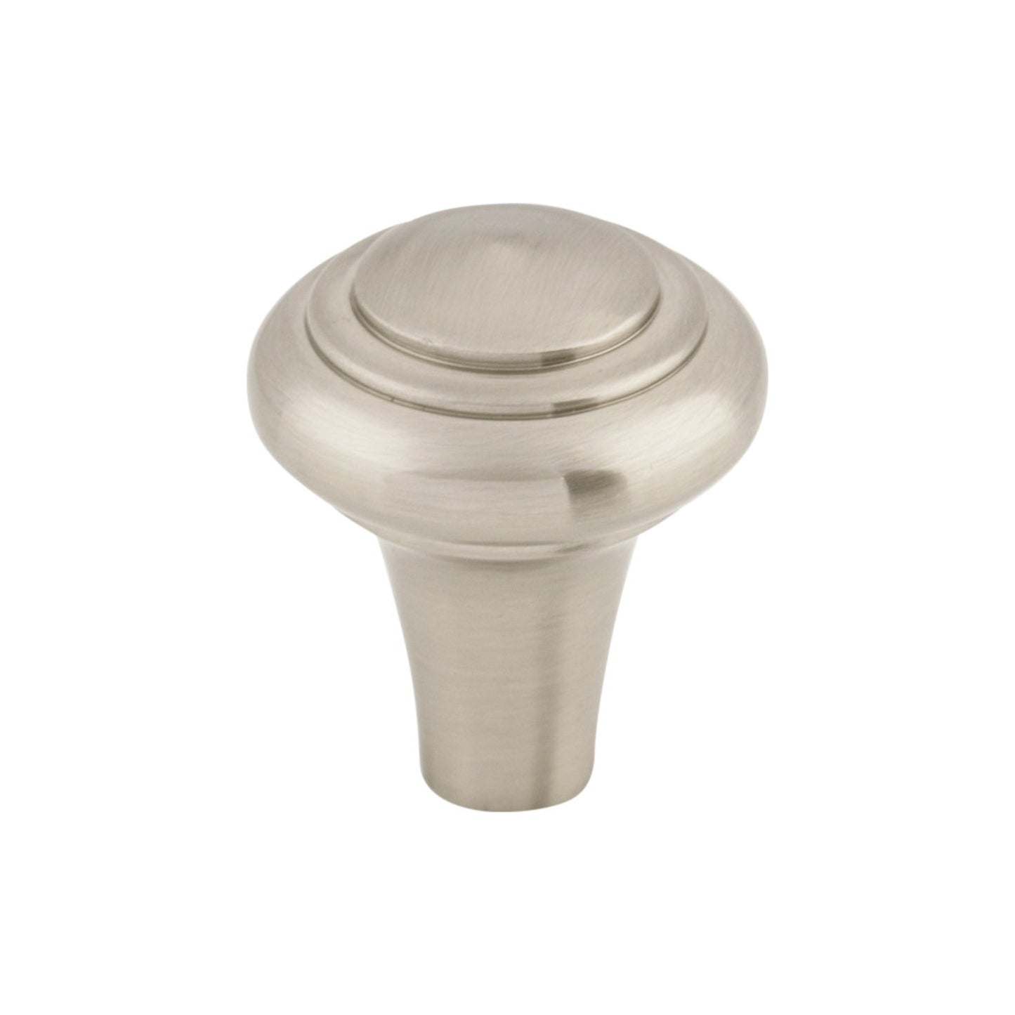 TOP KNOBS M2038 Aspen II Peak 1" Diameter Round Knob - Brushed Satin Nickel