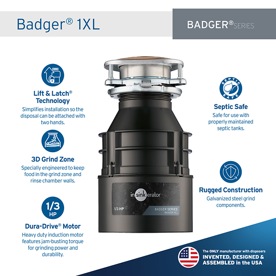 INSINKERATOR 79881-ISE Badger 1XL - BADGER1XL