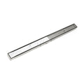 INFINITY DRAIN STIF AS 6548 SS S-TIFAS 65 48" S-Stainless Steel Series Complete Kit with Tile Insert Frame in Satin Stainless