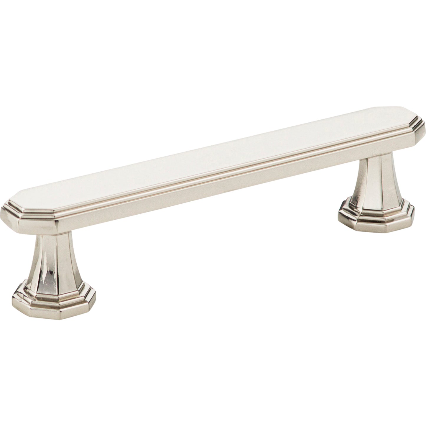 ATLAS 440-PN Dickinson 3 3/4" Center to Center Bar Pull - Polished Nickel
