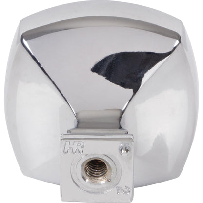 JEFFREY ALEXANDER 278L-PC Audrey 1-3/8" Diameter Square Knob - Polished Chrome