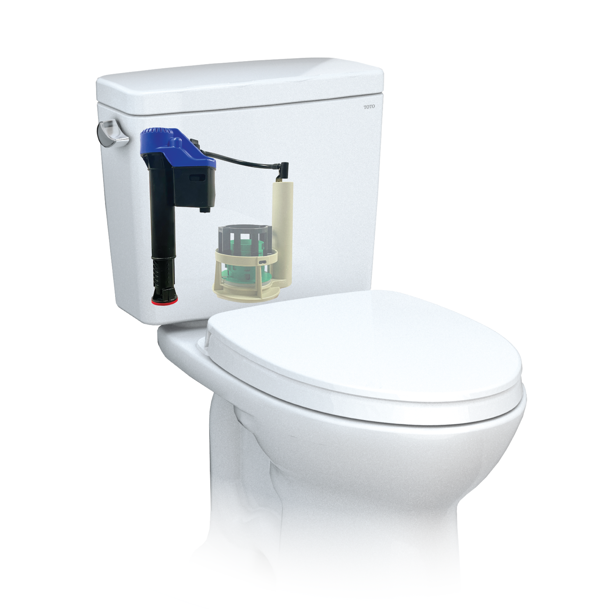 TOTO TSU99A.XR Adjustable Replacement Fill Valve Assembly For Toilet Tanks -