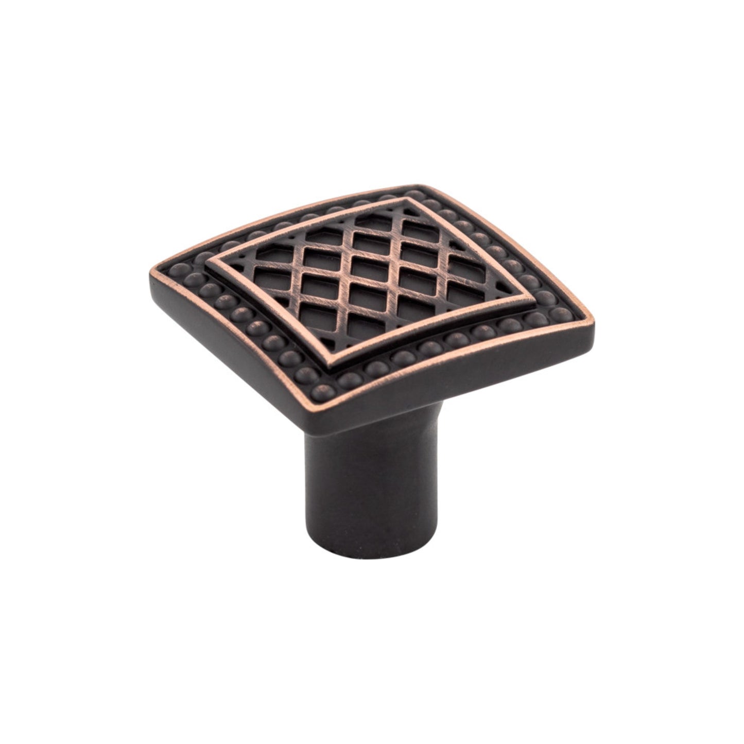 TOP KNOBS TK174TB Trevi 1 1/4" Length Square Knob - Tuscan Bronze