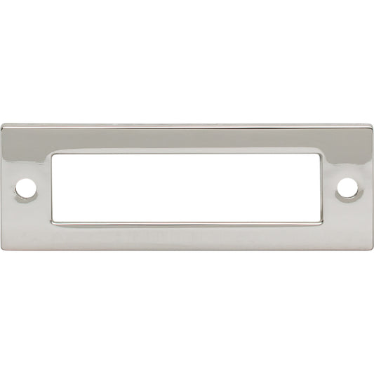 TOP KNOBS TK923PN Hollin Pull Backplate - Polished Nickel