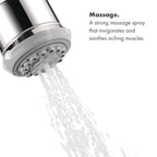 HANSGROHE 28496831 Clubmaster Showerhead 3-Jet, 2.5 GPM - Polished Nickel