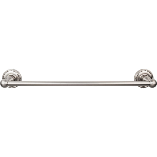 TOP KNOBS ED6BSNF TOP BATH (R) Edwardian Bath Single 20 1/2" Wall Mounted Towel Bar - Brushed Satin Nickel