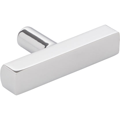 JEFFREY ALEXANDER 845TL-PC Dominique 2-1/4" Length Bar Knob - Polished Chrome