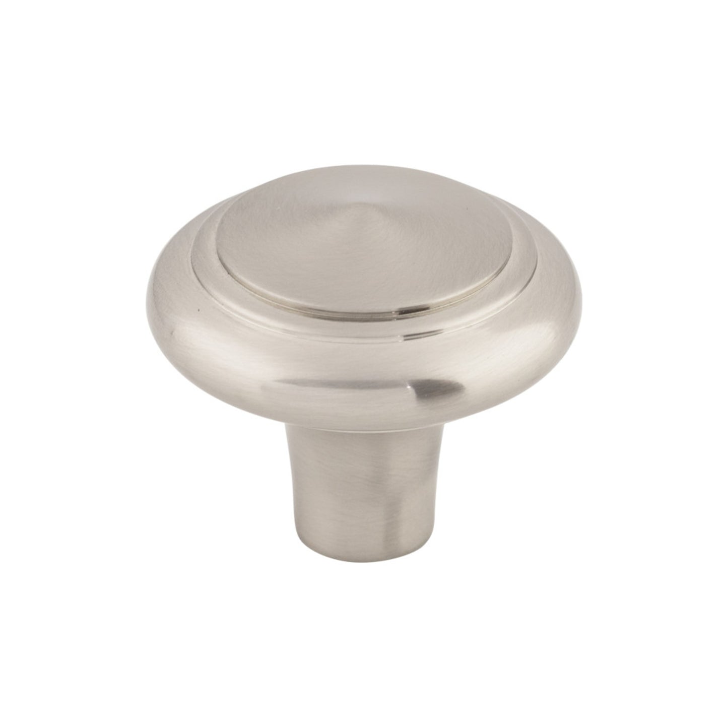 TOP KNOBS M2044 Aspen II Peak 1 5/8" Diameter Round Knob - Brushed Satin Nickel