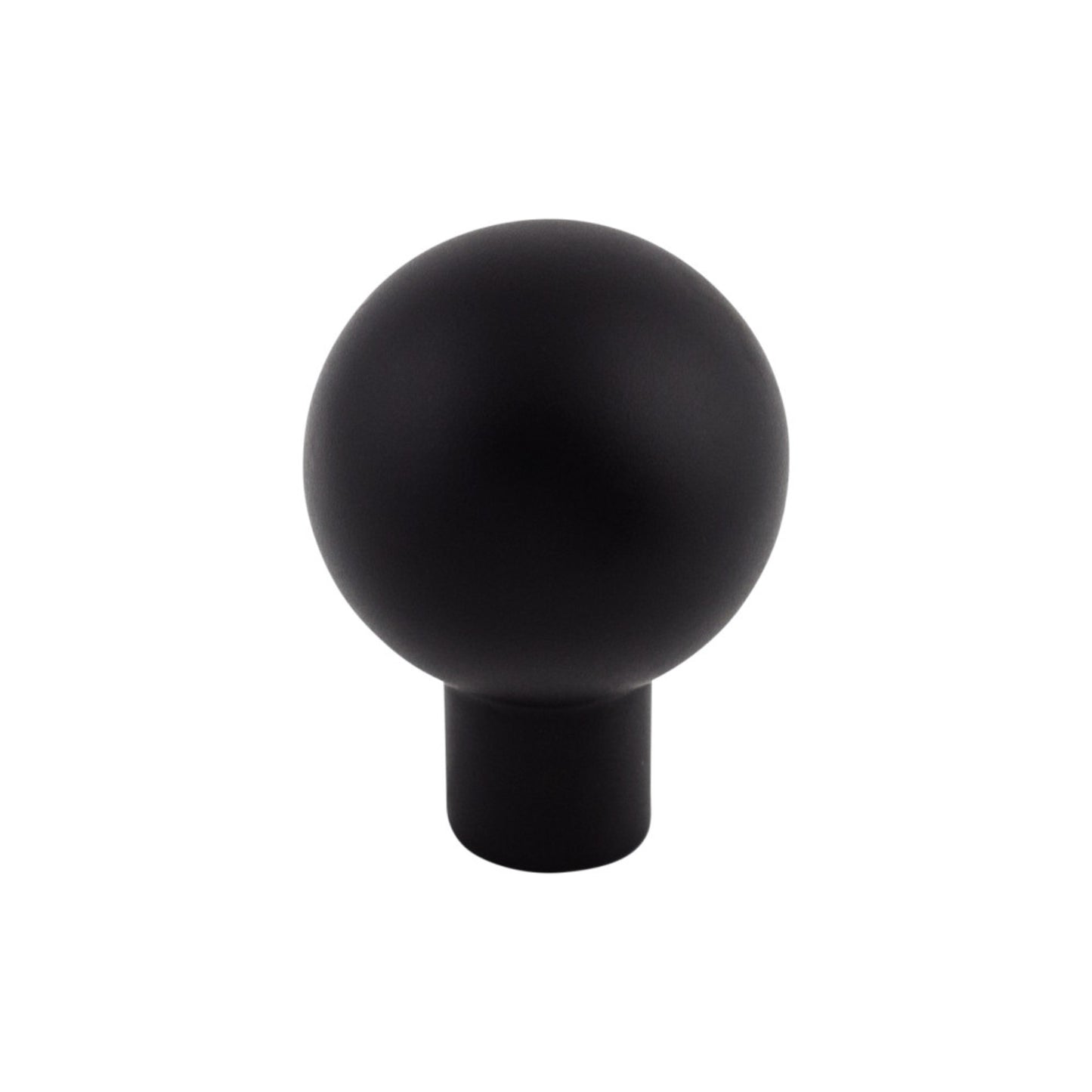 TOP KNOBS TK760BLK Brookline 7/8" Diameter Round Knob - Flat Black