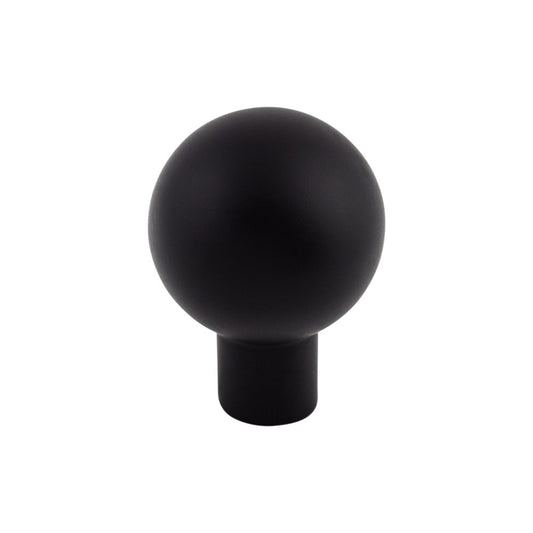 TOP KNOBS TK760BLK Brookline 7/8" Diameter Round Knob - Flat Black