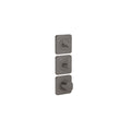AXOR 49710341 Citterio C Thermostatic Module Trim 15" x 5" for 3 Functions - Brushed Black Chrome