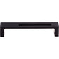 TOP KNOBS TK266BLK Modern Metro Slot 5" Center to Center Bar Pull - Flat Black