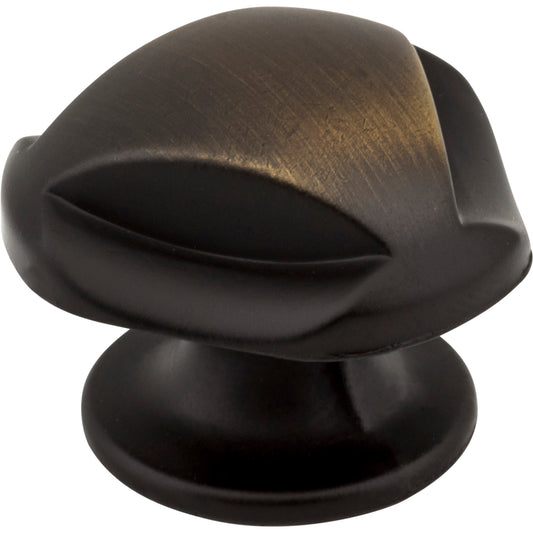 JEFFREY ALEXANDER 915ABSB Chesapeake 1-5/16" Length Mushroom Knob , Antique Brushed Satin Brass