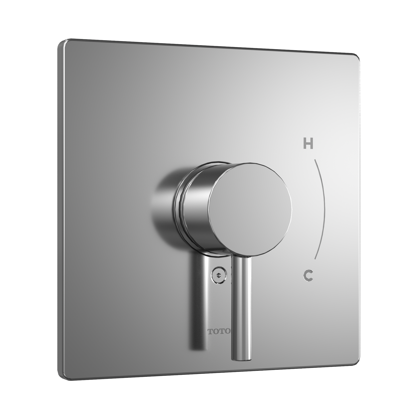 TOTO TBV02801U#CP Square Pressure Balance Valve Shower Trim - Polished Chrome