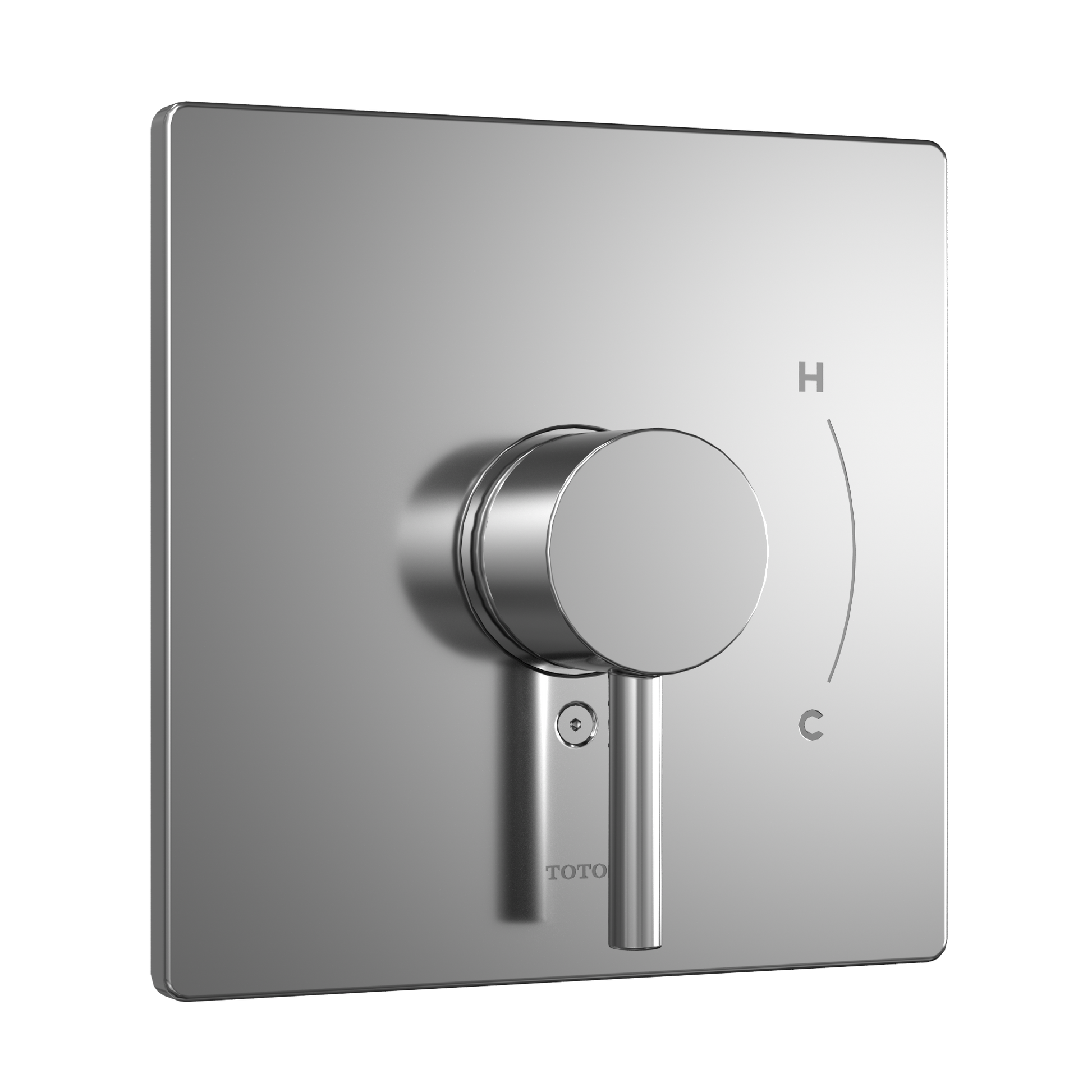 TOTO TBV02801U#CP Square Pressure Balance Valve Shower Trim - Polished Chrome