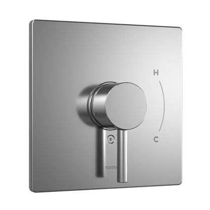 TOTO TBV02801U#CP Square Pressure Balance Valve Shower Trim - Polished Chrome