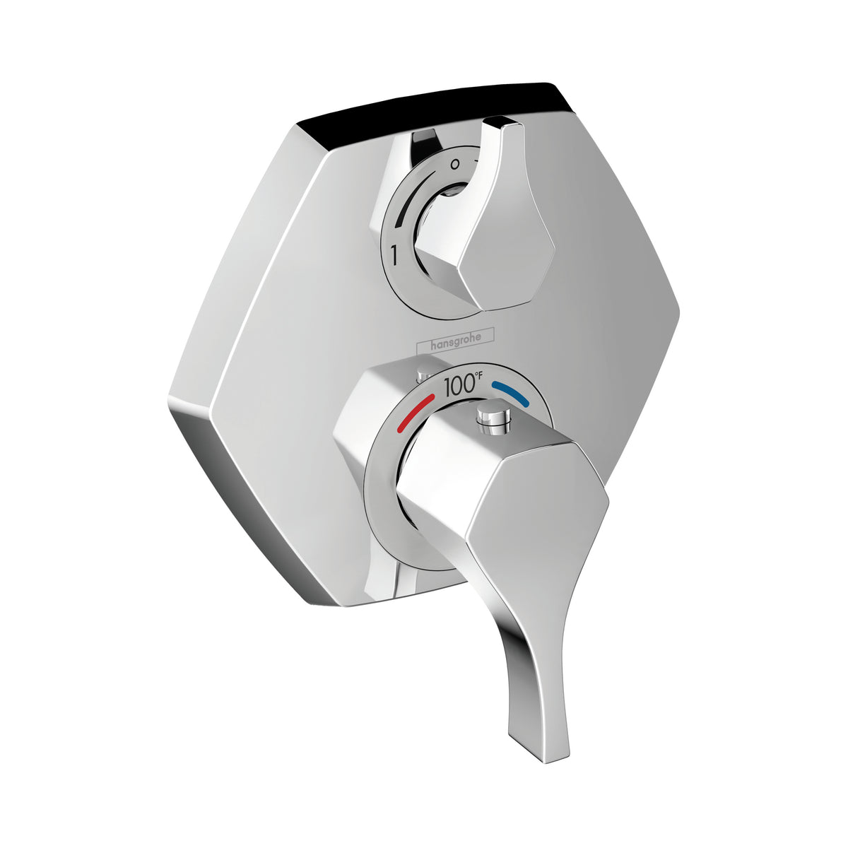 HANSGROHE 04821000 Locarno Thermostatic Trim with Volume Control - Chrome