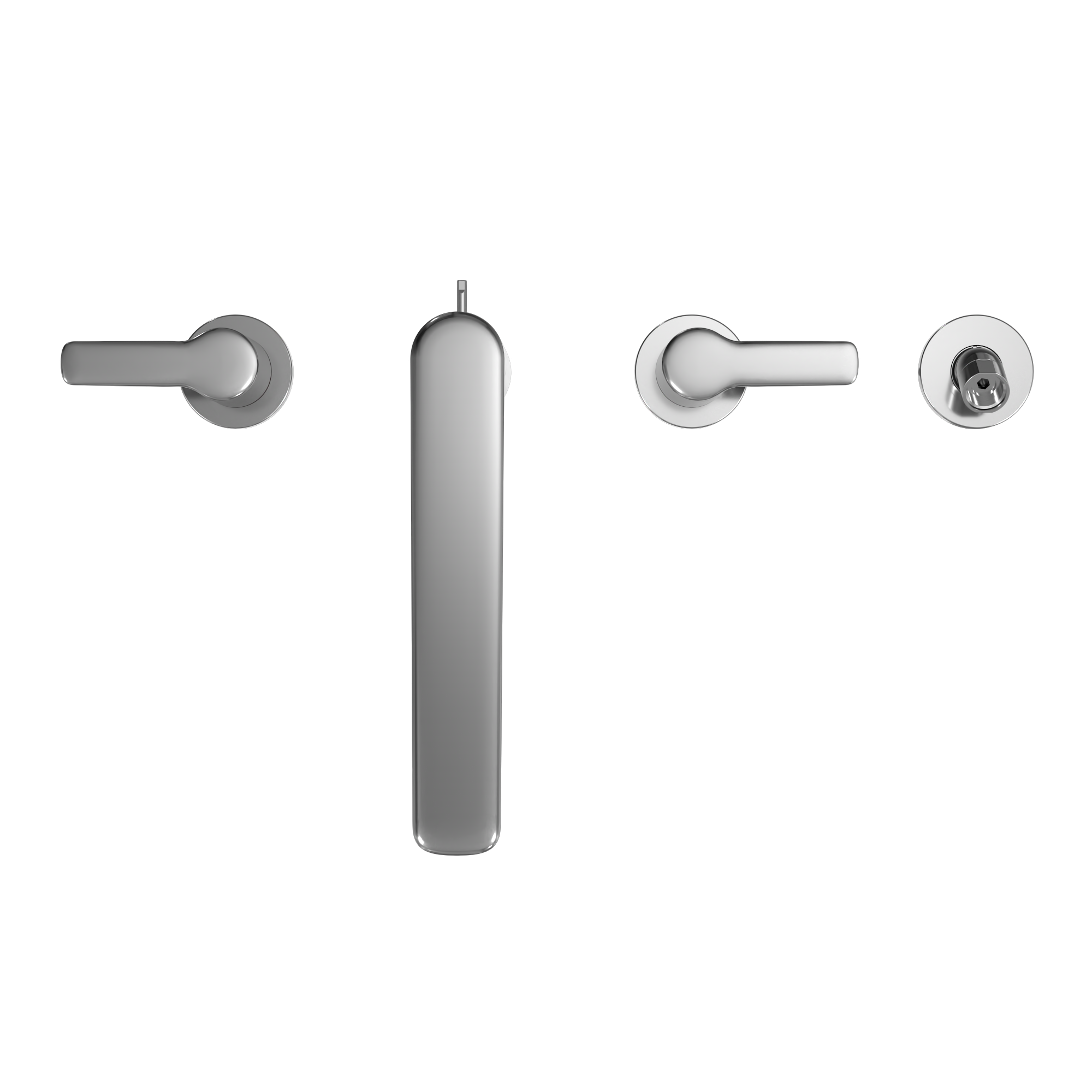 TOTO TBG03202U#CP Gs Four-Hole Deck-Mount Roman Tub Filler Trim With Handshower - Polished Chrome