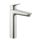 HANSGROHE 71090821 Logis Single-Hole Faucet 190 with Pop-Up Drain, 1.2 GPM - Brushed Nickel