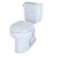 TOTO CST244EF#12 Entrada Two-Piece Elongated 1.28 GPF Universal Height Toilet , Sedona Beige