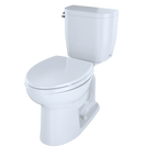 TOTO CST244EF#12 Entrada Two-Piece Elongated 1.28 Gpf Universal Height Toilet - Sedona Beige