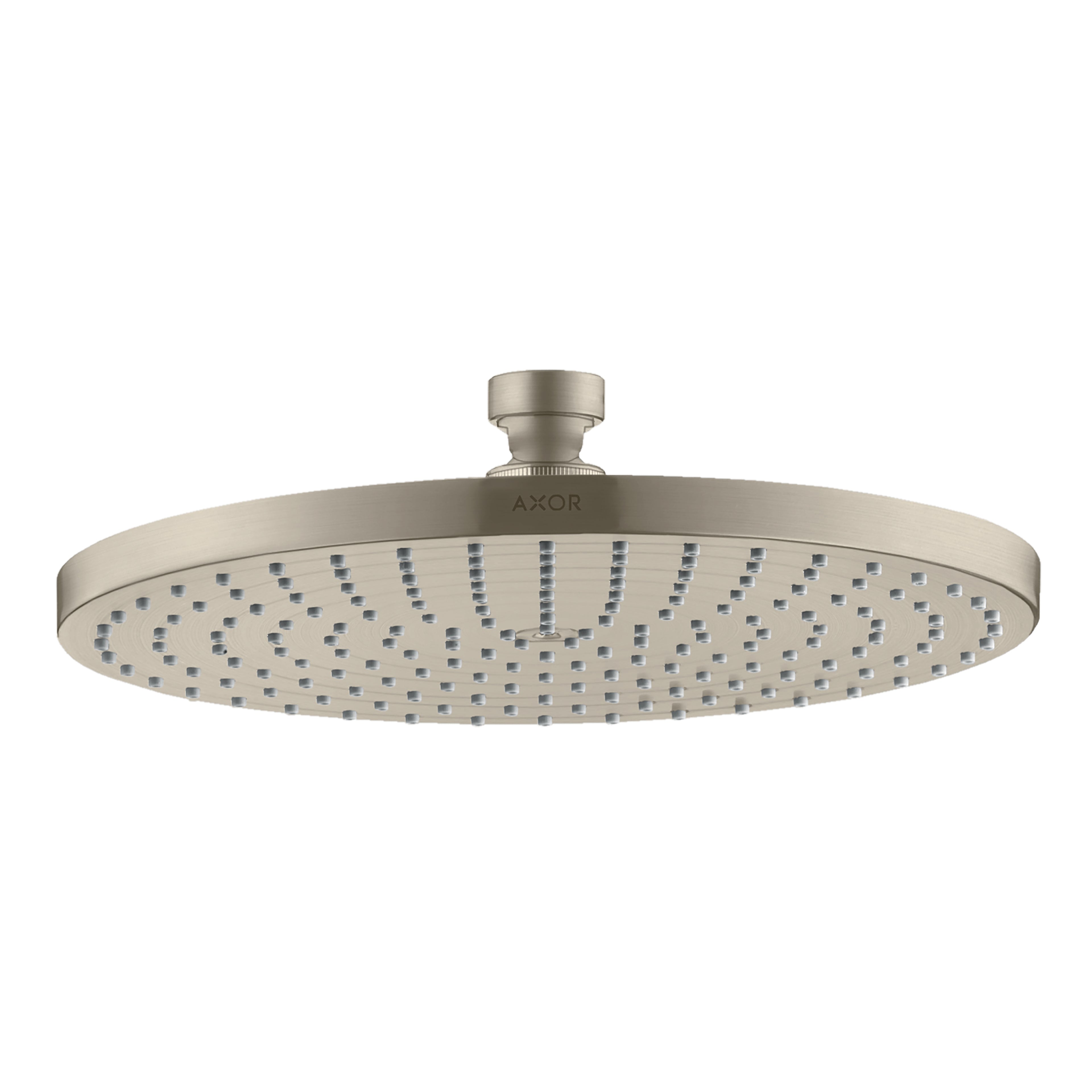 AXOR 28494821 Starck Showerhead 240 1-Jet, 2.5 GPM - Brushed Nickel