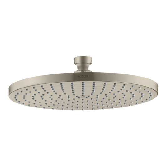 AXOR 28494821 Starck Showerhead 240 1-Jet, 2.5 GPM - Brushed Nickel
