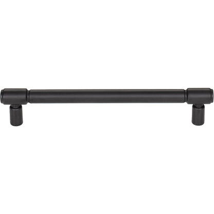 TOP KNOBS TK3114BLK Clarence 6 5/16" Center to Center Bar Pull - Flat Black