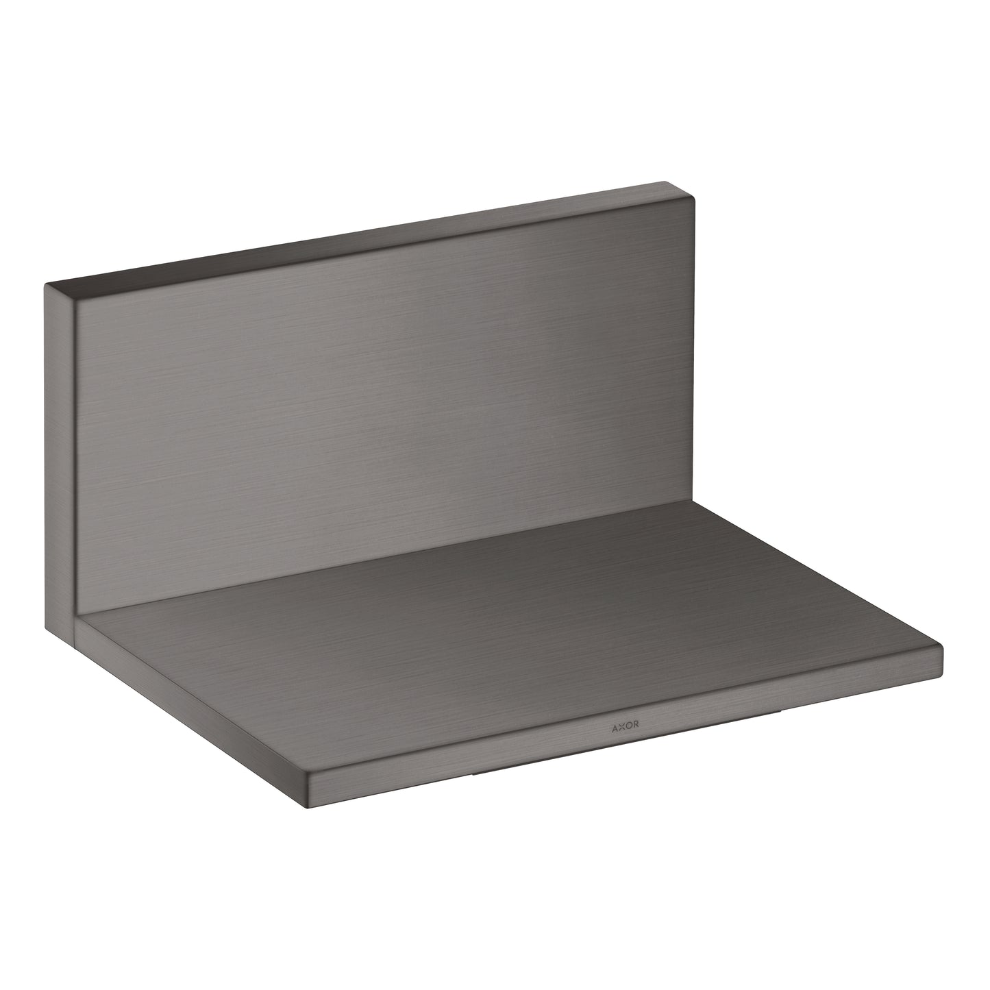 AXOR ShowerSolutions Tub Spout Trim 10" x 5" in Brushed Black Chrome