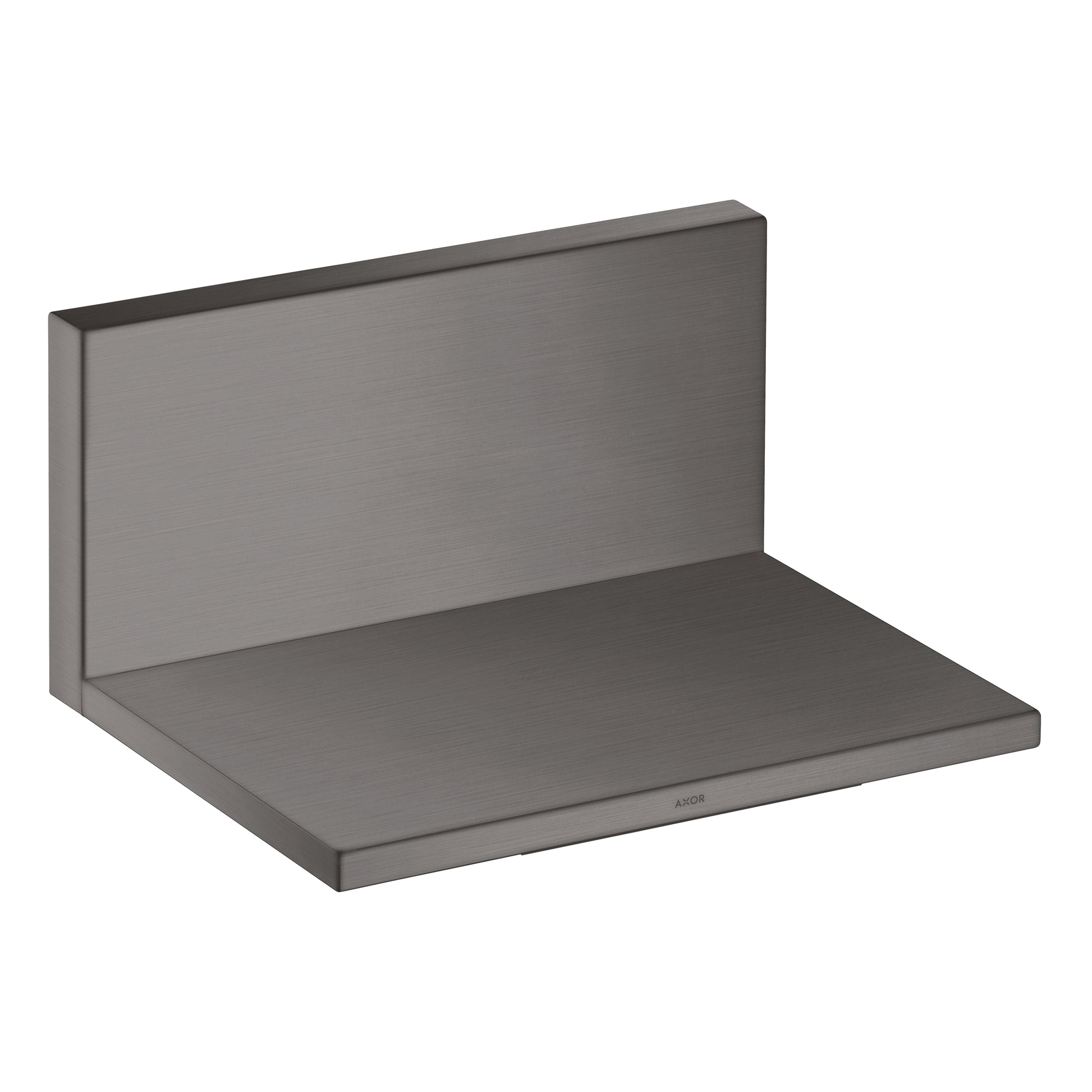 AXOR ShowerSolutions Tub Spout Trim 10" x 5" in Brushed Black Chrome