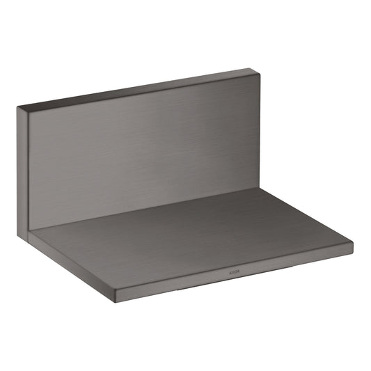 AXOR ShowerSolutions Tub Spout Trim 10" x 5" in Brushed Black Chrome