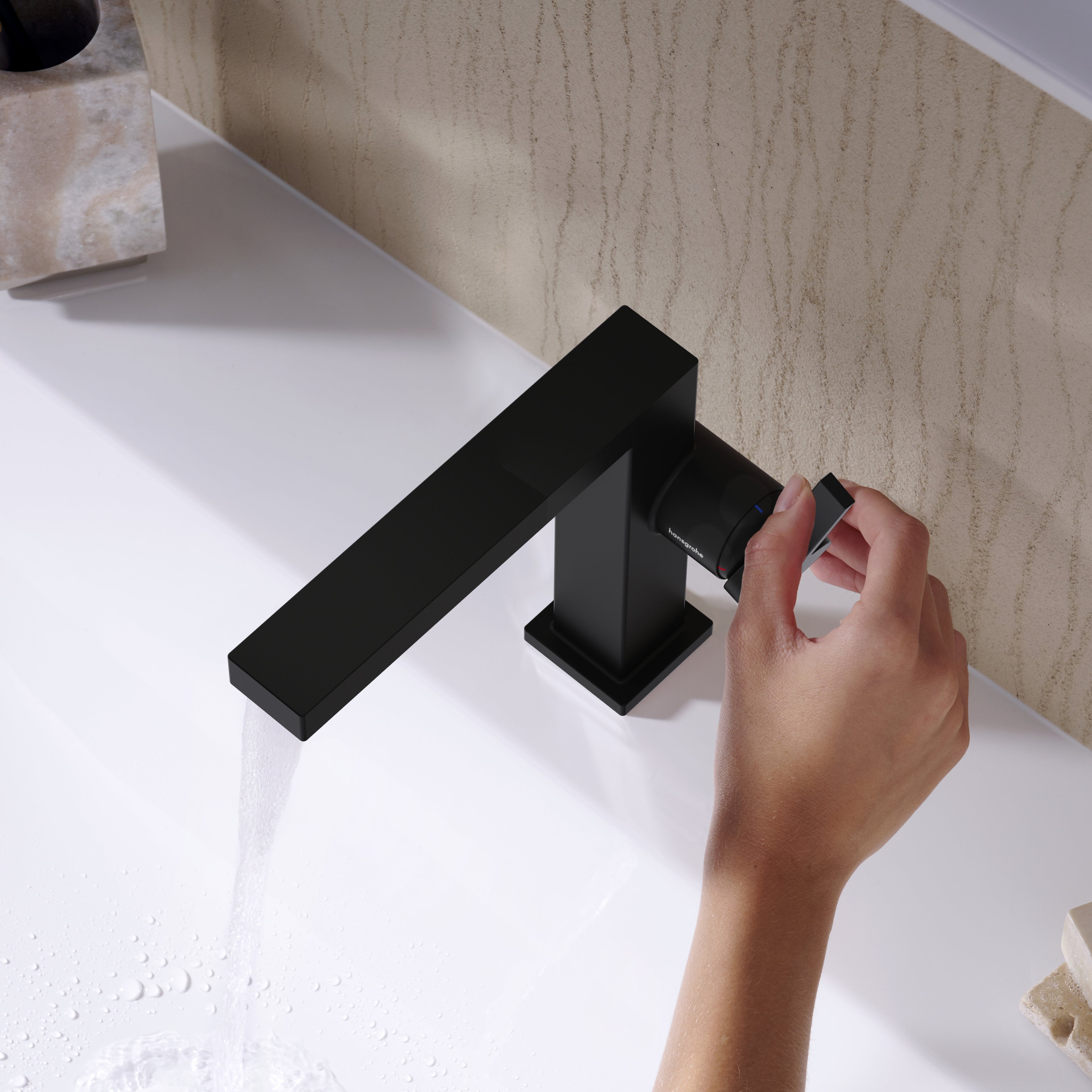 HANSGROHE 73021671 Tecturis E Single-Hole Fine 110, 1.2 GPM - Matte Black