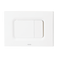 TOTO CWT449249CMFG#WH SP Wall-Hung Square-Shape Toilet and DuoFit In-Wall 1.28 and 0.9 GPF Dual-Flush Tank System with Copper Supply- CWT449249CMFG#WH , White Matte