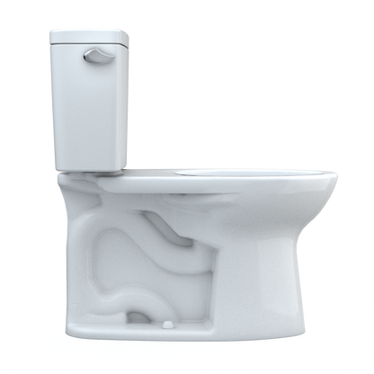 TOTO CST776CSFG#01 Drake  Two-Piece Elongated 1.6 Gpf Universal Height Tornado Flush Toilet With Cefiontect - Cotton White