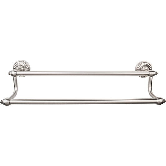 TOP KNOBS TUSC11BSN TOP BATH (R) Tuscany Bath Double 32 1/2" Wall Mounted Towel Bar - Brushed Satin Nickel