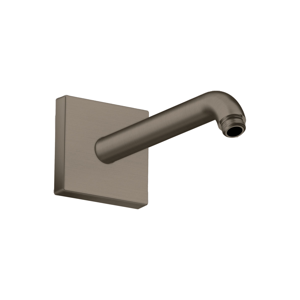AXOR 26430341 ShowerSolutions Showerarm Square, 9" - Brushed Black Chrome