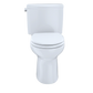 TOTO CST453CEFG#12 Drake II Two-Piece Round 1.28 GPF Universal Height Toilet with CEFIONTECT , Sedona Beige