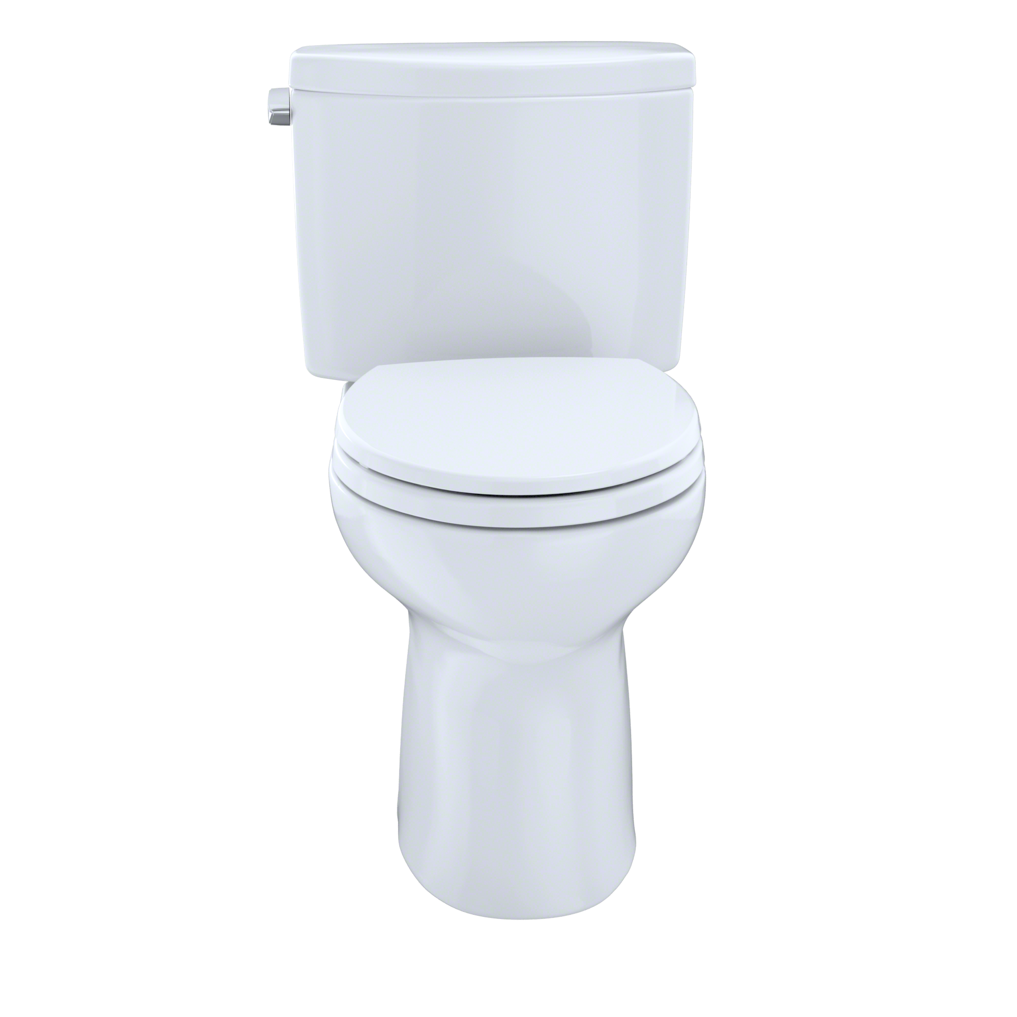 TOTO CST453CEFG#11 Drake Ii Two-Piece Round 1.28 Gpf Universal Height Toilet With Cefiontect - Colonial White