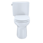 TOTO CST453CEF#51 Drake Ii Two-Piece Round 1.28 Gpf Universal Height Toilet - Ebony