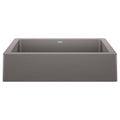 BLANCO 526540 Vintera Vintera SILGRANIT 30" Single Bowl Apron-Front Farmhouse Sink - Metallic Gray in Metallic Gray