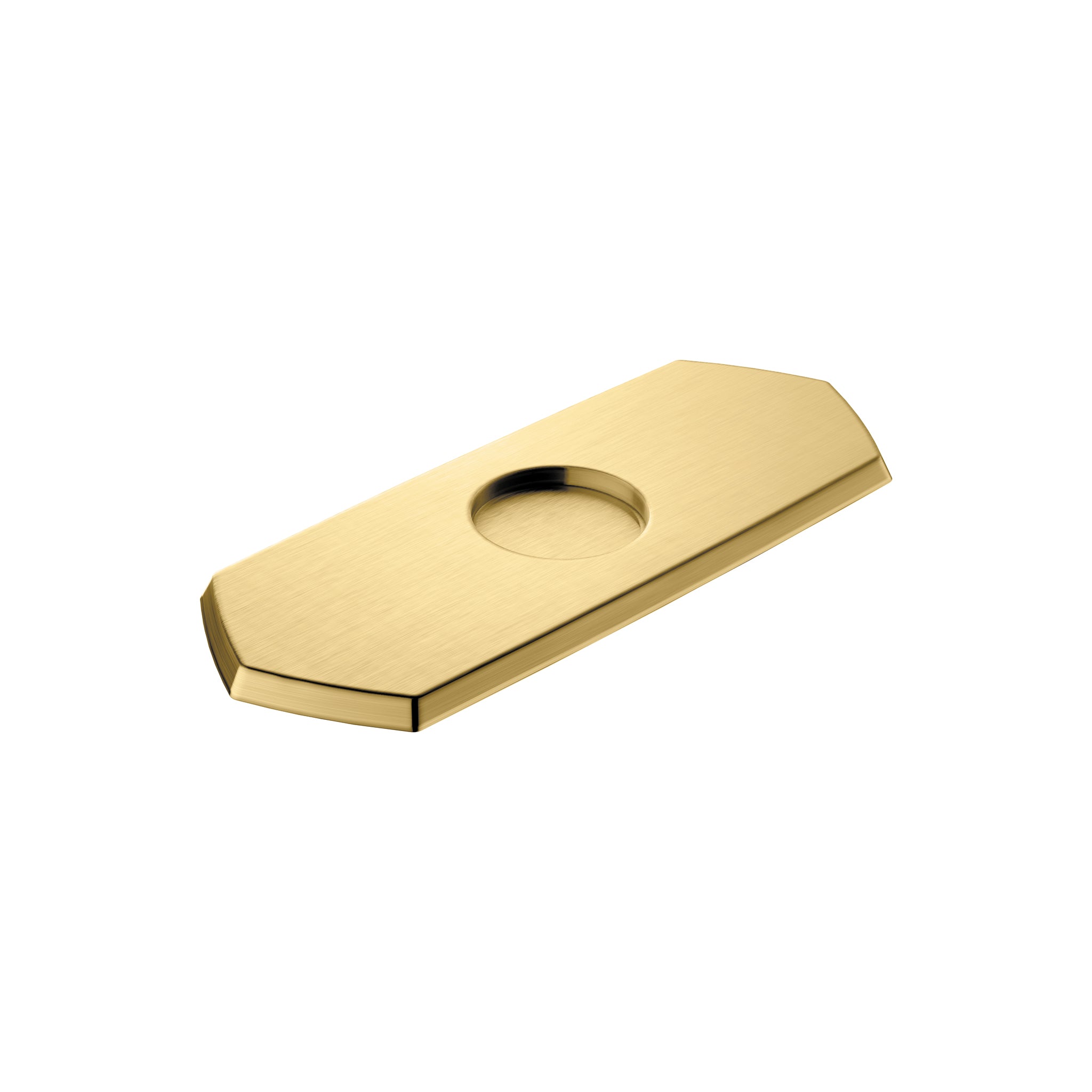 HANSGROHE 04819250 Locarno Base Plate for Single-Hole Faucets - Brushed Gold Optic