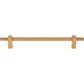 JEFFREY ALEXANDER 698-192SBZ Larkin Knurled Ends 192 mm Center-to-Center Bar Pull - Satin Bronze