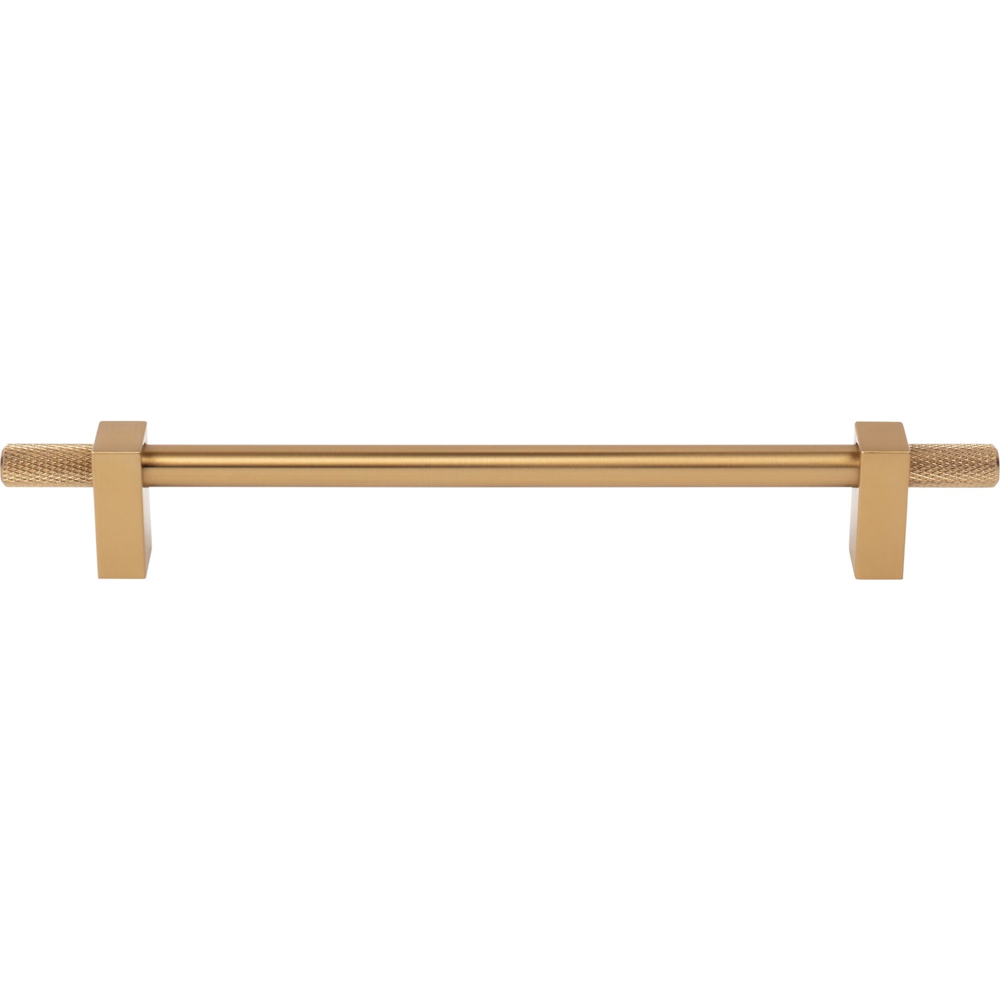 JEFFREY ALEXANDER 698-192SBZ Larkin Knurled Ends 192 mm Center-to-Center Bar Pull - Satin Bronze