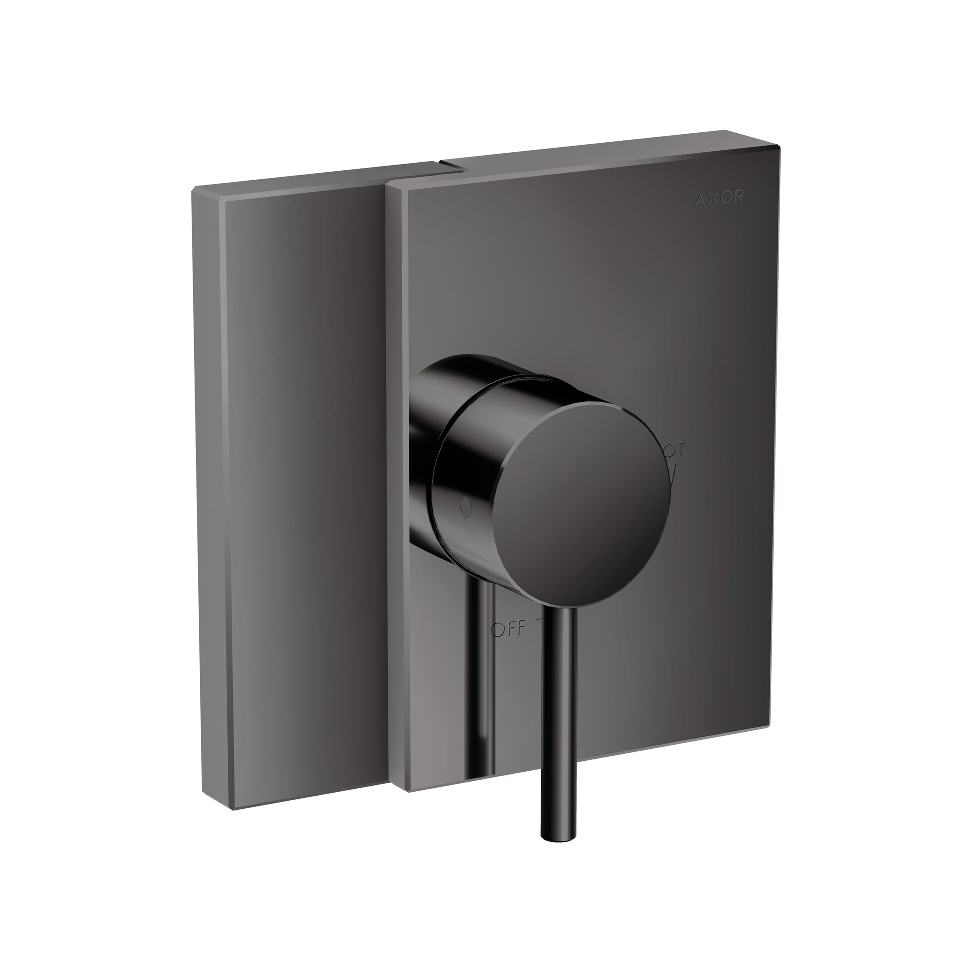 AXOR 46460331 Edge Pressure Balance Trim - Polished Black Chrome
