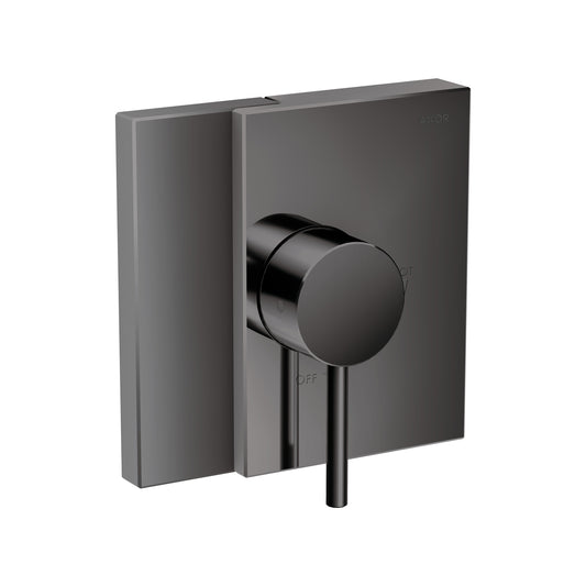 AXOR 46460331 Edge Pressure Balance Trim - Polished Black Chrome