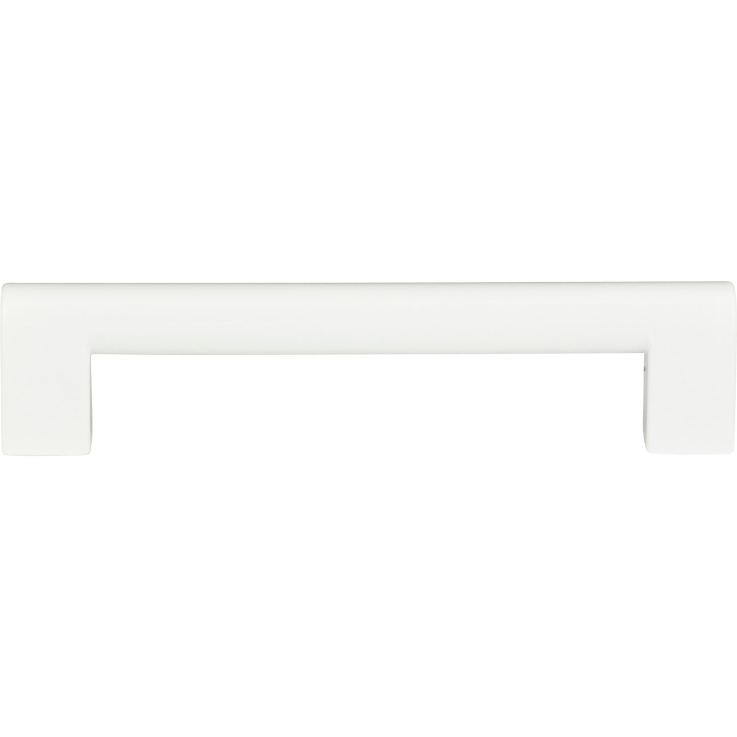 ATLAS A879-WG Round Rail 5 1/16" Center to Center Bar Pull , High White Gloss